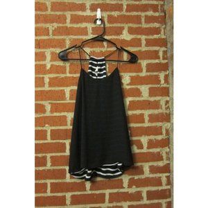 Express Barcelona Cami Black / Striped Reversible